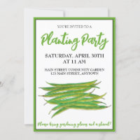 Green Beans Veg Vegetable Community Garden Party
