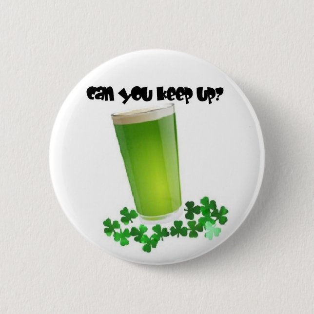 Green Beer Button (Front)