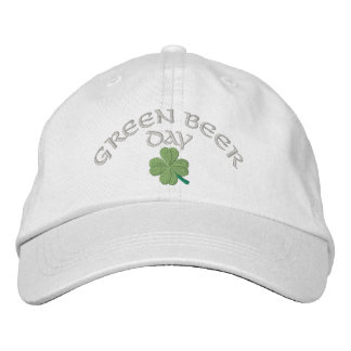 Green beer day St Patrick's Embroidered Hat