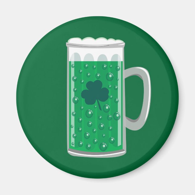 Green Beer Magnet (Front)