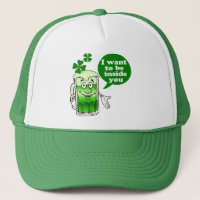 Green beer wants to be inside you