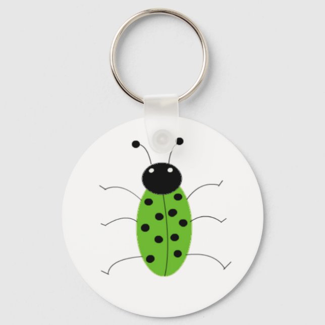Green Beetle Key Ring (Front)