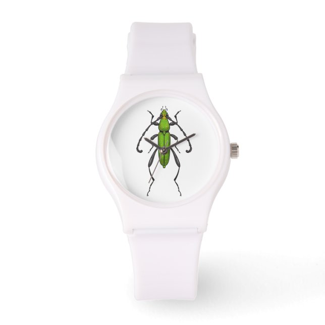 Green beetle watch (Front)