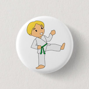 Green Belt Boy Button