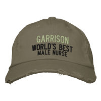 Green Best Male Nurse Custom Name