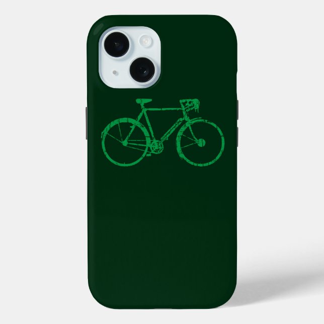 Green Bicycle Case-Mate iPhone Case (Back)