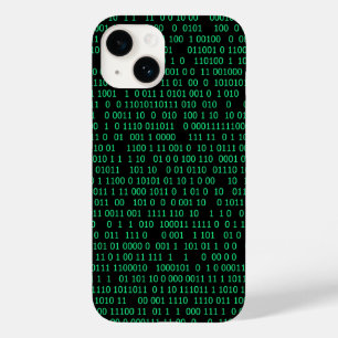 Green Binary Numeral System Case-Mate iPhone 14 Case