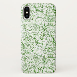 Green Biology Pattern Case-Mate iPhone Case