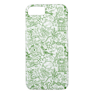 Green Biology Pattern Case-Mate iPhone Case