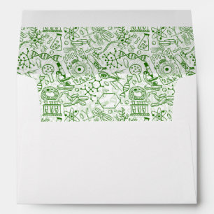 Green Biology Pattern Envelope