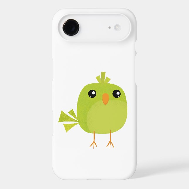 Green Bird Cartoon  (Back)