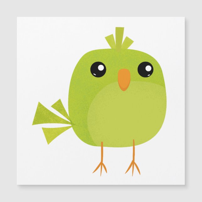Green Bird Cartoon   (Front)