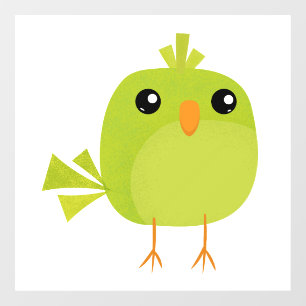 Green Bird Cartoon