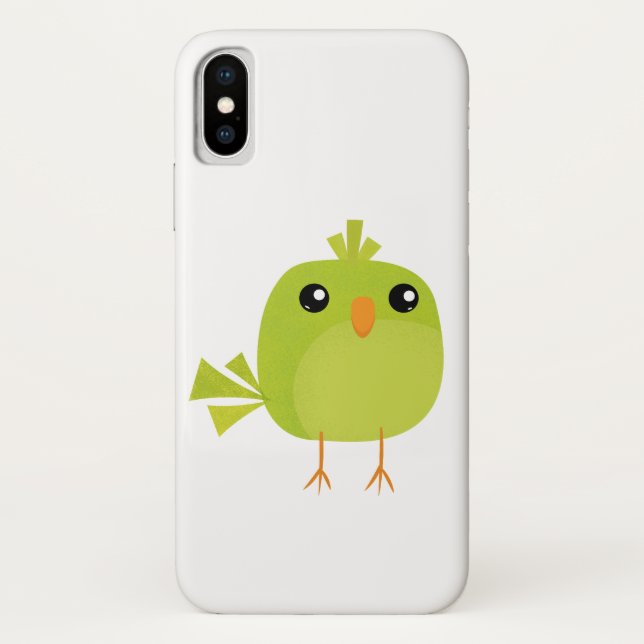 Green Bird Cartoon  Case-Mate iPhone Case (Back)