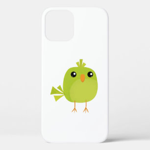 Green Bird Cartoon iPhone 12 Pro Case