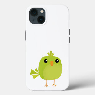 Green Bird Cartoon iPhone 13 Case