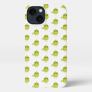 Green Bird Cartoon   iPhone 13 Case
