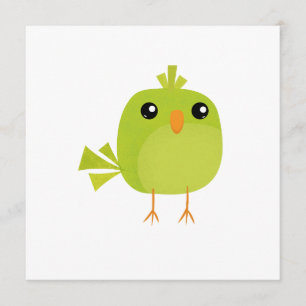 Green Bird Cartoon Menu