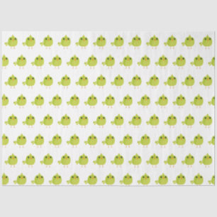 Green Bird Cartoon Tissue Paper