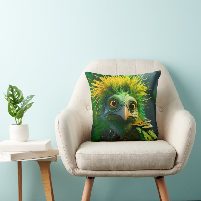 Green Bird Cushion (Chair)