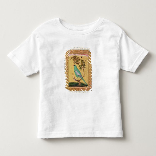Green Bird, Mughal (gouache on paper) Toddler T-Shirt (Front)