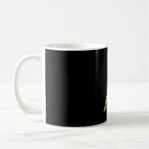 Green Bird With Green Hat For St Patricks Day Coffee Mug