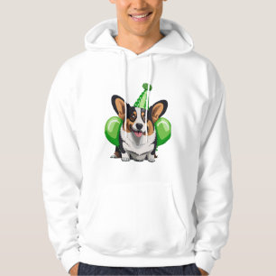 Green Birthday Corgi Classic T-Shirt Hoodie