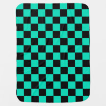 Green Black Chequered Check Pattern
