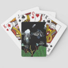 Green Black Fish Jellyfish Playing Cards