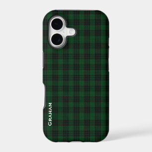 Green & Black Graham Clan Plaid iPhone 5 Case