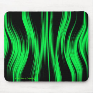 Green Black Neon Mousepad