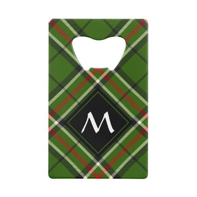 Green, Black, Red and White Tartan (Front)