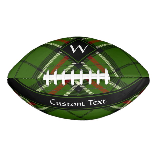 Green, Black, Red and White Tartan Football (Front)