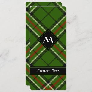 Green, Black, Red and White Tartan Invitation