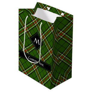 Green, Black, Red and White Tartan Medium Gift Bag