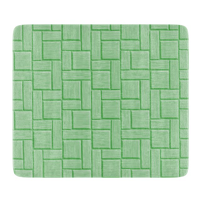 Green Block Glass Cutting Board (Front)
