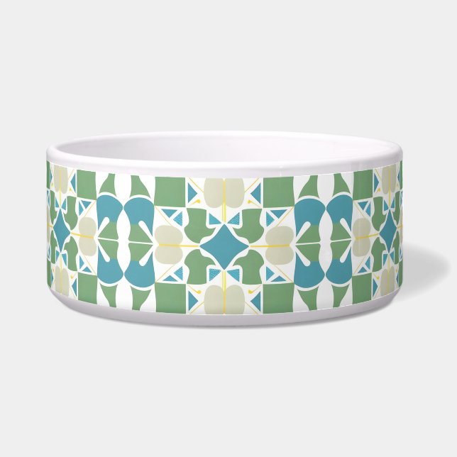 🎨 Green Blue Abstract Geometric Modern  (Front)