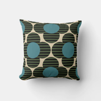 green blue flowers orla kiely cushion