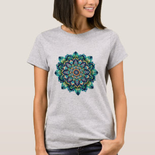 Green/Blue Mandala Basic T-Shirt
