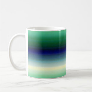 Green Blue Ombre Coffee Mug