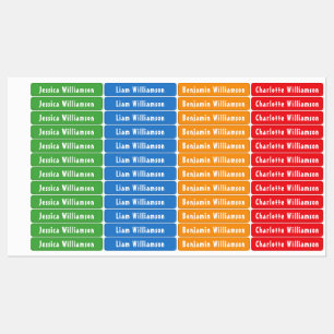 Green, Blue, Orange, Red Family Waterproof