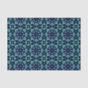 Green blue  ornament tissue paper