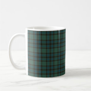 Green Blue Plaid Tartan Style Traditional Coffee Mug