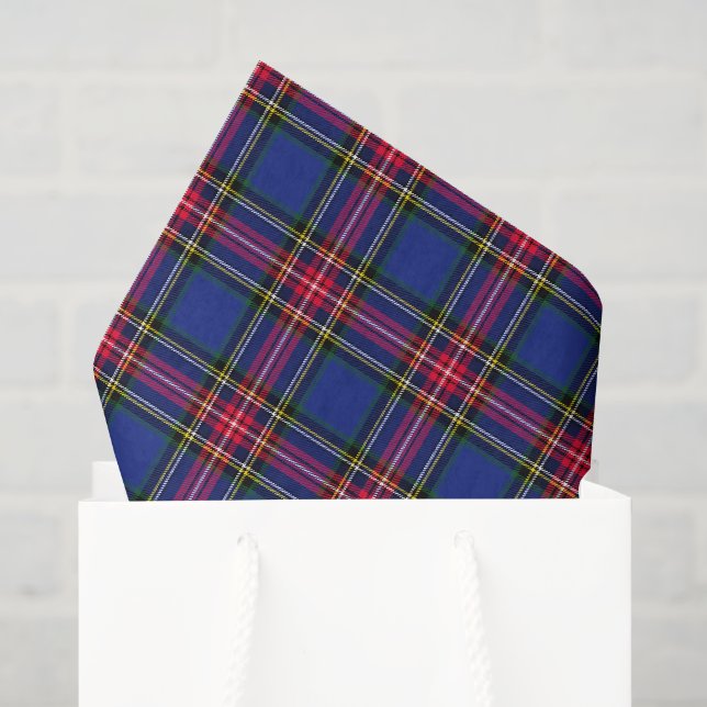 Green & Blue Plaid Tissue Paper (Gift Bag)