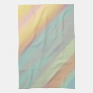 Green Blue Watercolor Pattern Tea Towel