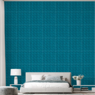 Green Blue Wood Grain Wallpaper