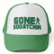 Green Bobo GONE SQUATCHIN Hat Finding Bigfoot