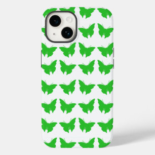 Green Bold Mod Butterflies Case-Mate iPhone 14 Case