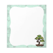 Green Bonsai grunge background 'Growth'