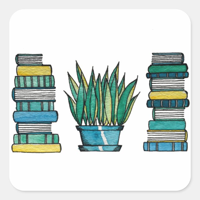 Green Books Stickers (Front)